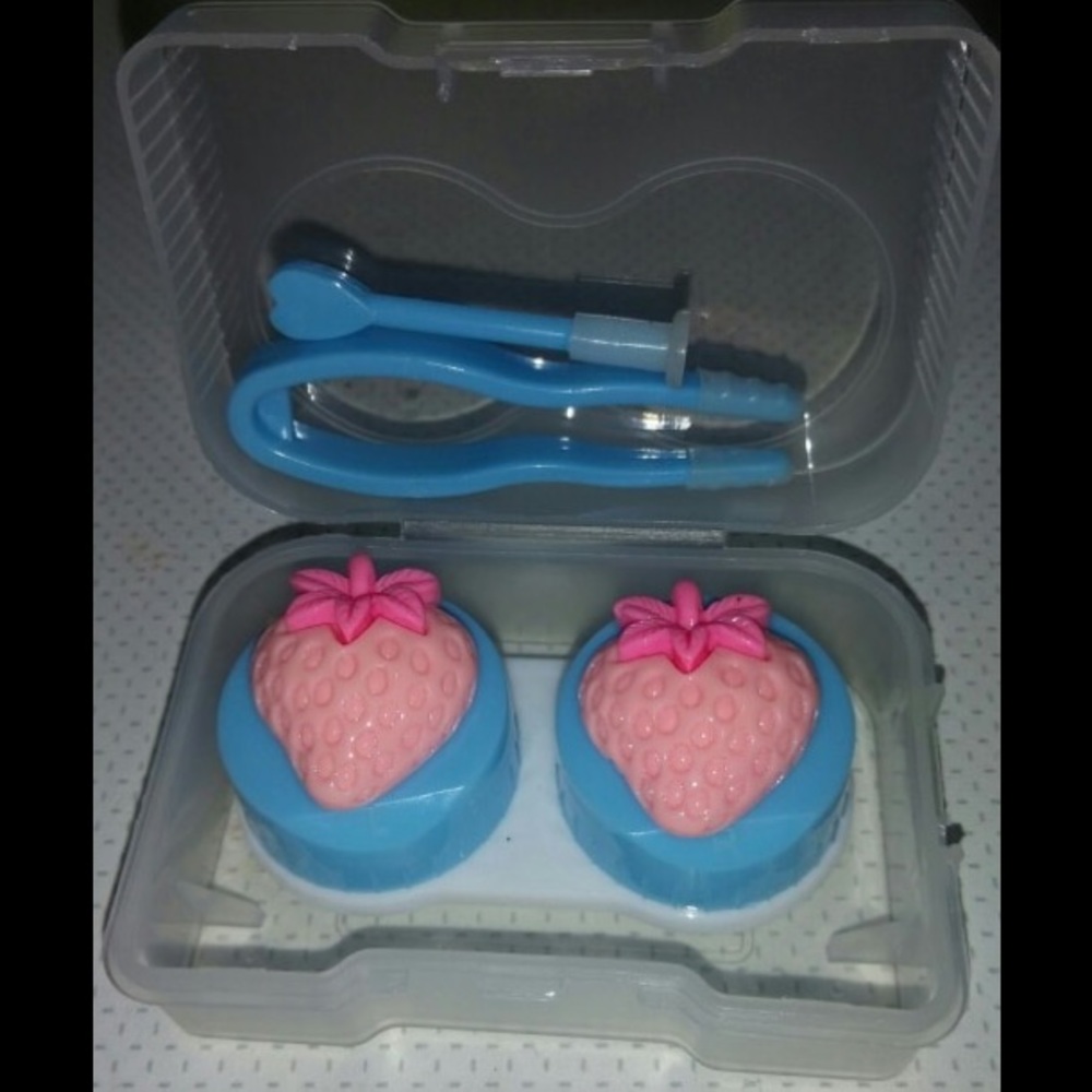Strawberries Lens Case